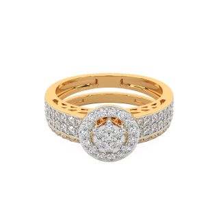 Daniel Round Diamond Engagement Ring